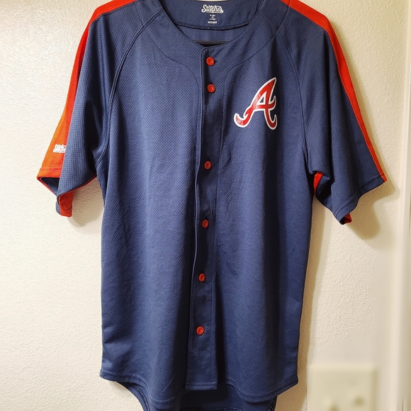 atlanta braves practice jersey